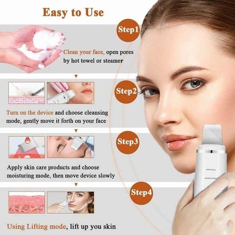 Ultrasonic Facial, Esthetician Inspiration, Facial Scrubber, Baby Toilet, Diy Lotion, Beauty Works, Beauty Center, Beauty Gadgets, Korean Skin