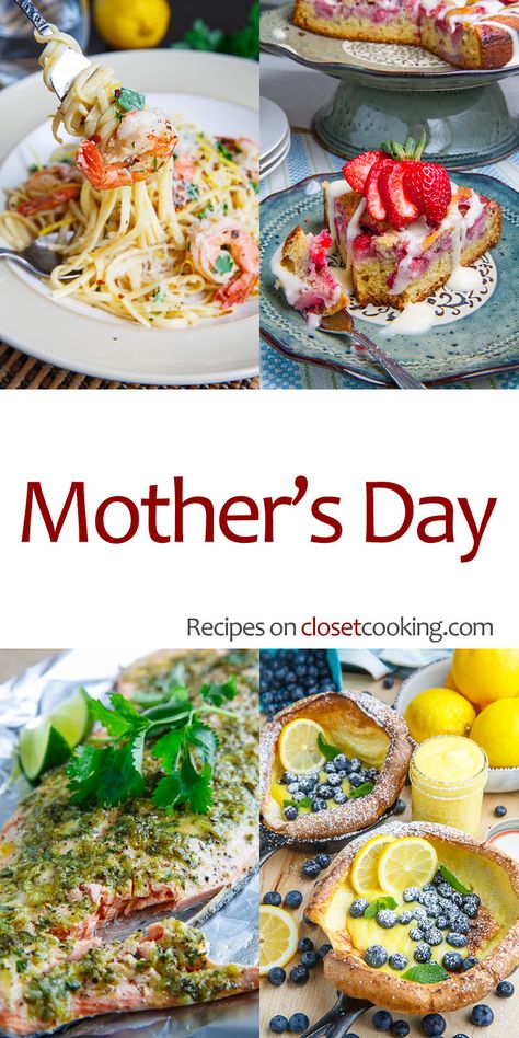 Mother's Day Recipes Mothers Day Meals, The Kitchen Food Network, Closet Cooking, Mothers Day Dinner, Food Cookies, Holiday Dishes, Recipes Summer, Mothers Day Brunch, All In