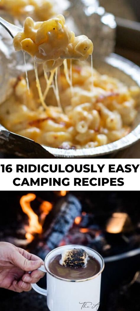 No Fire Camping Meals, Camp Dinner Ideas, Sausage Mac N Cheese, Fall Camping Food, Camp Stove Recipes, Make Ahead Camping Food, Camping Recipes Easy, Easy Camping Dinners, Camping Meals For Kids