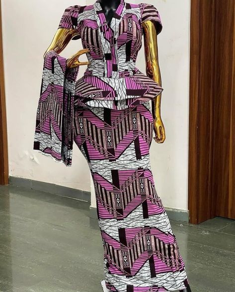 Latest And Stunning Ankara Styles For Ladies 2023. Batik Styles For Ladies, Beautiful Ankara Skirt And Blouse, Latest Ankara Skirt And Blouse, Ankara Styles For Ladies, Ankara Skirt Styles, Skirt And Blouse Styles, Ankara Skirt And Blouse Styles, Ankara Blouse, Ankara Styles For Women