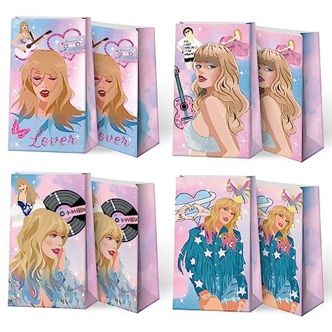 Abby Peek's Amazon Page Taylor Swift Goody Bag, Taylor Swift Party Goodie Bags, Taylor Swift Party Favor Ideas, Taylor Swift Party Bags, Taylor Swift Birthday Party Goodie Bags, Taylor Swift Goodie Bags, Taylor Swift Birthday Goodie Bag, Swiftie Birthday, Eras Party