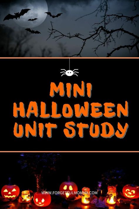 Halloween History Activities, History Of Halloween Lesson, October Unit Study, Halloween Unit Study Free, Homeschool Halloween Unit Study, Halloween History Lesson, Halloween History For Kids, History Of Halloween For Kids, Halloween Unit Study