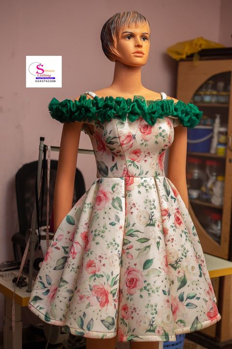 Scuba Material Dress Style, Scuba Dress Outfit Classy, Latest Ankara Dress Styles For Church, English Wears Gown, Short English Gown Styles, Short Dress Outfit Ideas, Brocade Styles For Women, Chiffon Short Gown Styles, Short Dress Ideas