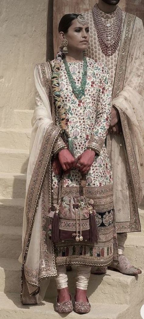 Sabyasachi Suits Salwar Kameez, Sabyasachi Suits, Sabyasachi Dresses, Ethnic Suit, Lawn Suits, Dress Designer, Indian Wedding Outfits, Desi Fashion, Wedding Outfits