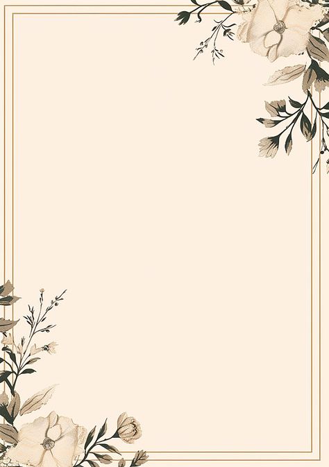 a beige square frame with flowers Pastel Color Background Aesthetic, Frame With Flowers, Pastel Color Background, Beige Square, Flowers Background, Cream Wedding, Plains Background, Wallpaper Photos, Frame Background