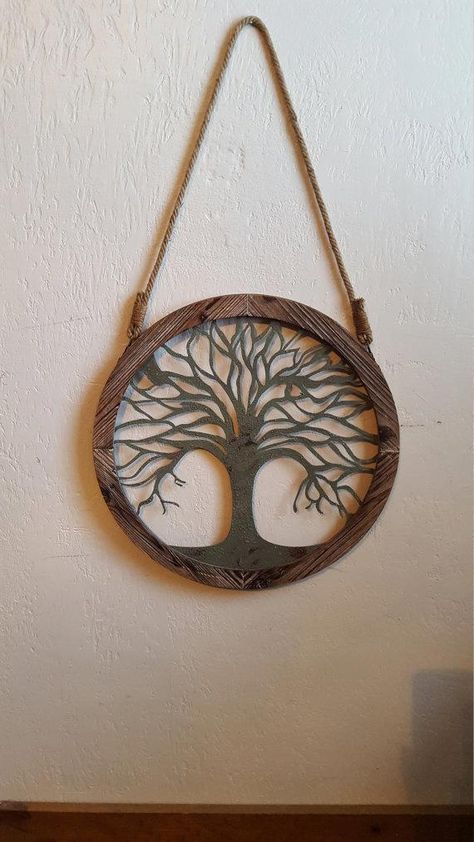 Tree Of Life Wall Decor, Tree Wall Art Diy, Painting Shower, Large Metal Wall Art, Popular Crafts, Fa Fal, Tree Artwork, Celtic Tree Of Life, Metal Tree Wall Art