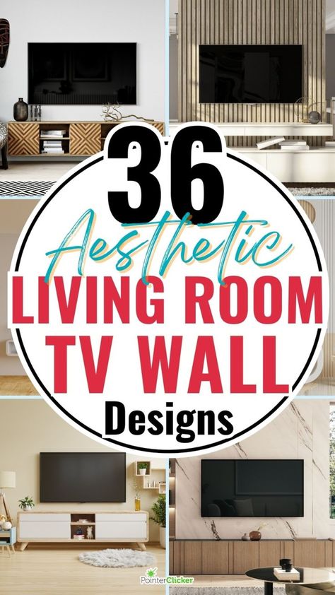 Explore our collection of 36 stunning aesthetic living room TV wall designs! Discover a variety of styles from simple to modern luxury, including classic, wood, and farmhouse themes. Get inspired with ideas for small apartments, minimalist spaces, and rooms with fireplaces. Whether you're looking for a 2024 trend, a modern wood finish, or creative ways to integrate your TV with windows, our gallery has something for every taste. Tv Showcase Design, Tv Wall Design Luxury, Tv Wall Design Modern Luxury, Tv Hacks, Lavish Living Room, Tv Wall Decor Ideas, Tv Wall Cabinets, Wall Unit Designs, Simple Tv