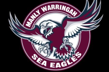 1947, Manly-Warringah Sea Eagles (Manly, New South Wales) Brookvale Oval #ManlyWarringahSeaEagles #Manly #NRL #Australia (L7575) Manly Sea Eagles, Australian Rugby League, Manly Sydney, Canterbury Bulldogs, National Rugby League, Rugby Logo, Newcastle Knights, Eagles Logo, Penrith Panthers