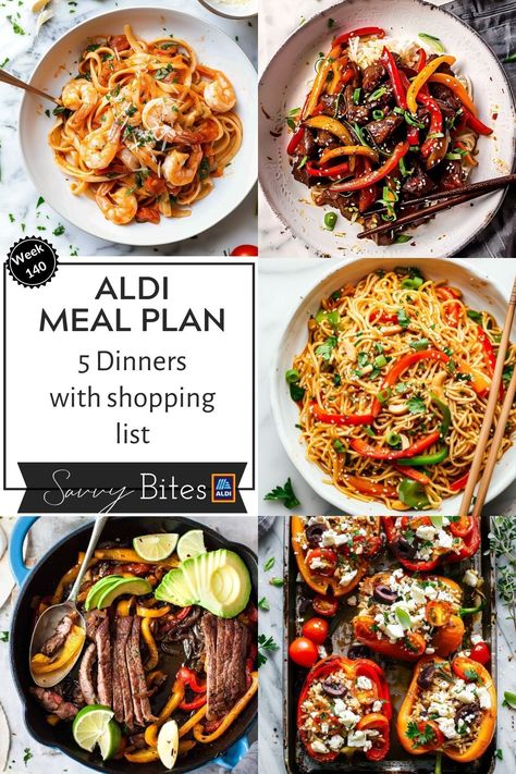 Aldi Budget meal plan 140. Using a weekly meal plan is the best way to cook healthier for your family and save money and time! Cheeseburger Pasta, Aldi Meal Plan, Aldi Recipes, Healthy Budget, Budget Friendly Dinner, Budget Family Meals, Usa Food, Budget Meal Planning, Dinner Meal Prep