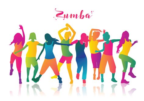 Zumba dancers together in different poses vector Zumba Benefits, Zumba Logo, Zumba Quotes, Zumba Party, Zumba (dance), Zumba Videos, Dance Logo, Zumba Instructor, Teachers Day Card