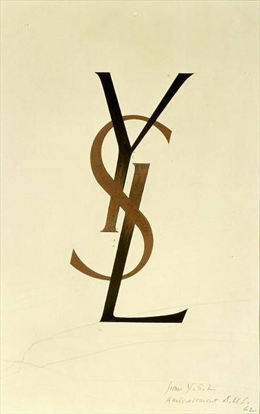 Original YSL logo design Typographie Logo, Lace Clothing, 타이포그래피 포스터 디자인, Ysl Logo, Chrysler Building, Fashion Logo, 로고 디자인, Design Graphique, Logo Icons