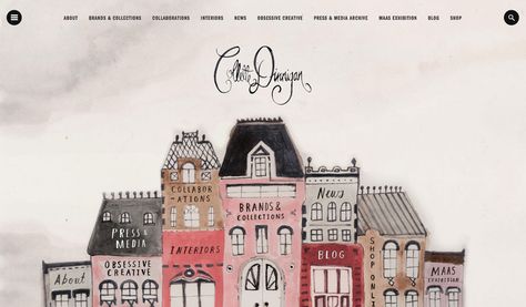 watercolor Vintage Website Design, Vintage Web Design, Watercolor Patterns, Outline Fonts, Beautiful Websites, Web Designers, Website Themes, Website Inspiration, Creative Ads