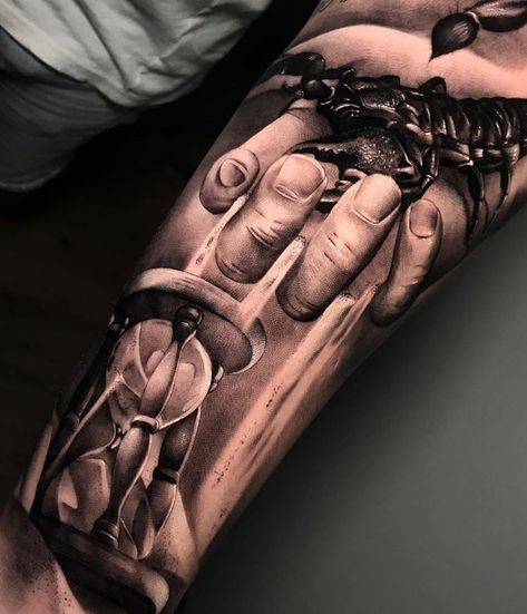 Instagram photo by Tattoo • Nov 4, 2022 at 11:00 PM Shen Long Tattoo, Arm Tattoos Drawing, Catrina Tattoo, Wolf Tattoo Sleeve, Hourglass Tattoo, Skull Sleeve Tattoos, Realistic Tattoo Sleeve, Men Tattoos Arm Sleeve, Cool Arm Tattoos