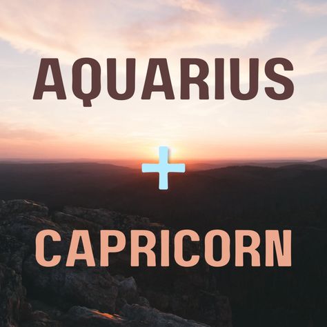 Why Capricorn and Aquarius Are Compatible - PairedLife Aquarius Capricorn Compatibility, Aquarius Man Capricorn Woman, Aquarius And Capricorn Relationship, Capricorn X Aquarius, Capricorn Matches, Capricorn And Aquarius Compatibility, Aquarius Men Love, Aquarius And Capricorn, Capricorn Dates