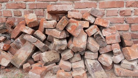 Reuse Old Bricks, Brick Restoration, Bricks Diy, Reclaimed Brick, Paved Patio, Old Bricks, Brick Patios, Exclusive Home, Paver Patio