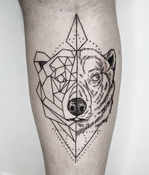 #Tattoos,geometric animal tattoos Geometric Tattoo Animal, Animal Tattoo Meanings, Geometric Tattoo Bird, Geometric Cat Tattoo, Geometric Wolf Tattoo, Geometric Animal Tattoo, Geometric Lion Tattoo, Back Of Arm Tattoo, Tattoo Animal