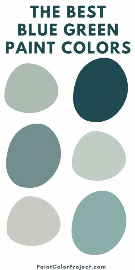 Eucalyptus Green Paint, Blue Green Paint Colors, Light Teal Paint, Green Paint Colors Bedroom, Benjamin Moore Beach Glass, Green Interior Paint, Blue Green Paint, Blue Green Bathrooms, Green Exterior Paints