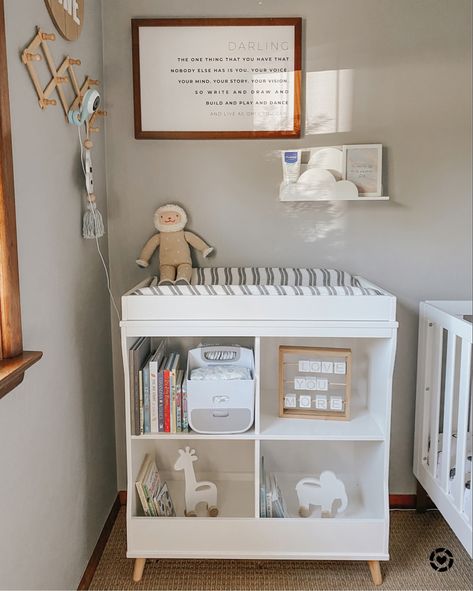 Bookcase Changing Table, Delta Jordan Nursery, Bookshelf Changing Table, Changing Table Toy Storage, Changing Table Bookshelf, Cube Organizer Changing Table, Cube Storage Changing Table, Living Room Baby Station, Nursery Bookcase