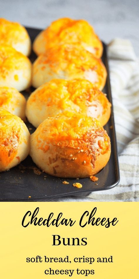 Bread Buns, Cheese Buns, Queso Cheddar, Biscuit Rolls, Cheesy Bread, Bread Bun, Bread Machine Recipes, Bun Recipe, Bread Recipes Homemade