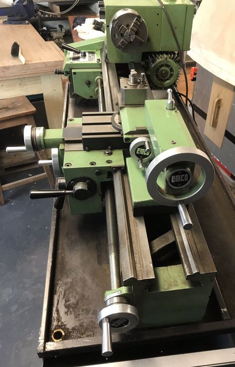 A.J.Bourke Model P Lathe - Australia Micro Lathe, Manual Lathe, Homemade Lathe, Lathe Parts, Machine Shop Projects, Machinist Tools, Metal Bending Tools, Metal Workshop, Lathe Machine