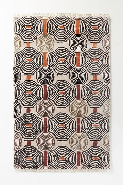 Rug Anthropologie, Abstract Carpet, Colorful Bathroom, Yellow Carpet, Area Rug Pad, Tufted Rugs, Anthropologie Uk, Natural Fiber Rugs, Home Decor Living Room