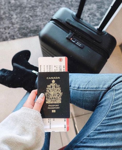 Travel Airport Aesthetic, Tumblr Travel, Canadian Passport, Travel Airport, Passport Pictures, Airport Aesthetic, Passport Online, Travel Icon, Leather Passport Holder