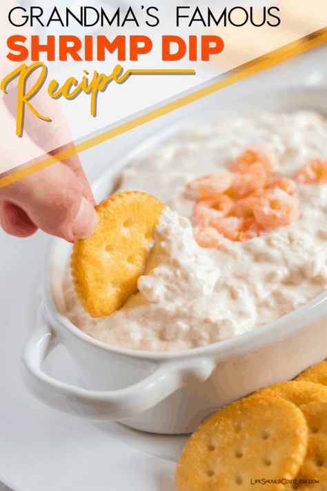 Easy Cream Cheese Appetizers, Cold Shrimp Dip Recipe, Shrimp Cream Cheese Dip, Shrimp Dip Recipe, Cold Shrimp, Shrimp Dip Recipes, Shrimp Dip, Huge Family, Roast Beef Recipes