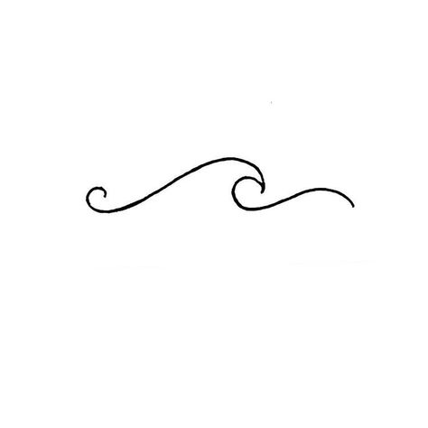 Tattoo Ideas Older Female, Fine Line Ocean Tattoo, Water Tattoo Ideas, Wave Tattoos, Small Wave Tattoo, Wave Tattoo Design, Wave Tattoo, Inspiration Tattoos, Tattoos Geometric