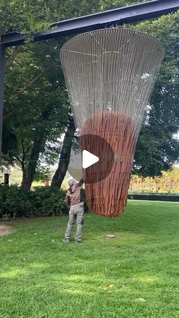 180.Fact on Instagram: "So Satisfying 🔊✨Sound installation by Swiss sculptor @etiennekrahenbuhl   #Factmag #mood #weekend #Sculpture #Contemporaryart  #Firday #performance #installationart #satisfying #soundart" Sound Sculpture, Sound Installation, Sound Systems, Sound Art, Public Sculpture, So Satisfying, Sculpture Installation, Every Thing, Land Art