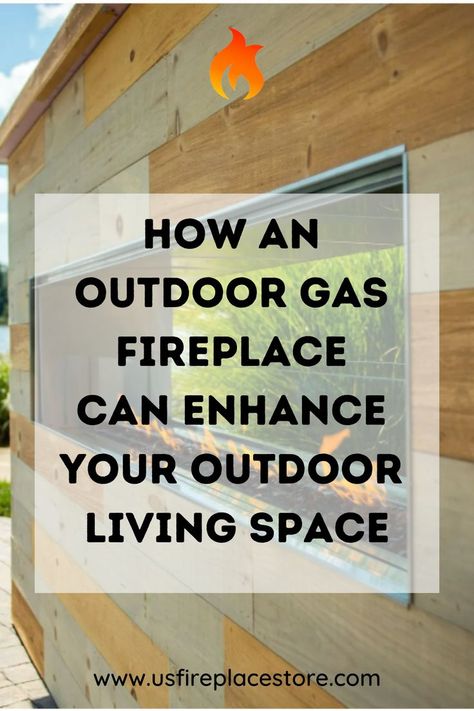 Many of us spend more time indoors as the weather starts to cool down. But just because the temperature is dropping doesn't mean you have to say goodbye to your outdoor living space! An outdoor gas fireplace from Firegear can help you extend the use of your patio, deck, or other outdoor space well into the fall and winter months. An outdoor gas fireplace will provide warmth and comfort and can also be a dramatic design feature or accent wall. Gas Outdoor Fireplace Ideas, Outdoor Gas Fireplace Ideas, Outdoor Gas Fireplace With Tv Above, Outdoor Long Gas Fireplace, Freestanding Outdoor Gas Fireplace, Outdoor Propane Fireplace, Pre Fab Outdoor Fireplace, Gas Putdoor Fireplace, Propane Fireplace