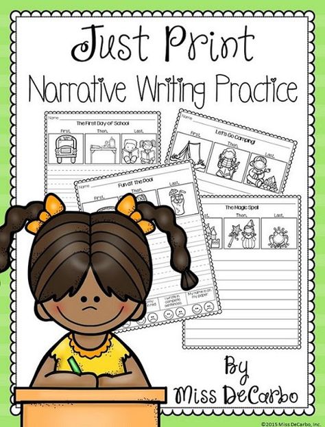 Narrative Writing Prompts 2nd, Kindergarten Narrative Writing Prompts, Narrative Writing Kindergarten, Structured Teaching, Narrative Writing Prompts, Kindergarten Writing Prompts, Personal Narrative Writing, 2nd Grade Writing, 1st Grade Writing