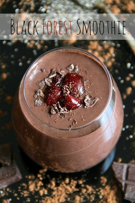 Black Forest Smoothie | running with spoons Food Cycle, Apricot Smoothie, Diy Dry Shampoo, Shampoo Recipe, Smoothie Prep, Frozen Cherries, Pineapple Smoothie, Hair Food, Banana Smoothie