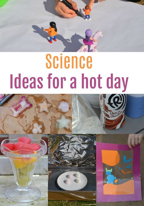 Summer science for hot days. Fun summer science ideas to cool you off in summer. Make ice cream, paint on ice, make slushy drinks and more #summerscience #scienceexperiments #iceexperiments #shadowexperiments Summer Science Experiments For Kids, Summer Science Activities, Summer Science Experiments, Outdoor Science, Slushy Drinks, Club Activities, Middle School Science Experiments, Science Experiments For Kids, Bored Kids