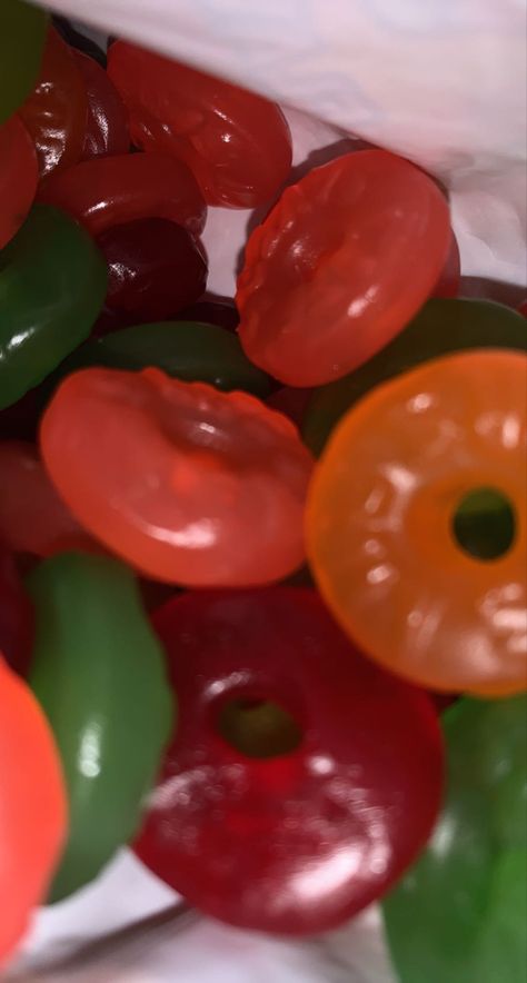 Life Saver Gummy, Life Savers Gummies, Life Savers Candy Aesthetic, Gummies Aesthetic, Life Saver Gummies, Life Savers Candy, Freakshakes Recipe, Fast Food Drinks, Eating Cereal