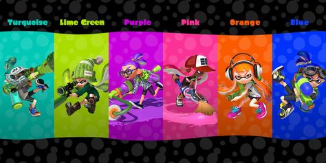 Inkling - Splatoon Wiki Splatoon Cosplay, Wedding Colors Purple, Splatoon 3, Orange Sky, Loom Bands, Character Wallpaper, Orange And Turquoise, Ink Stain, Red Ink