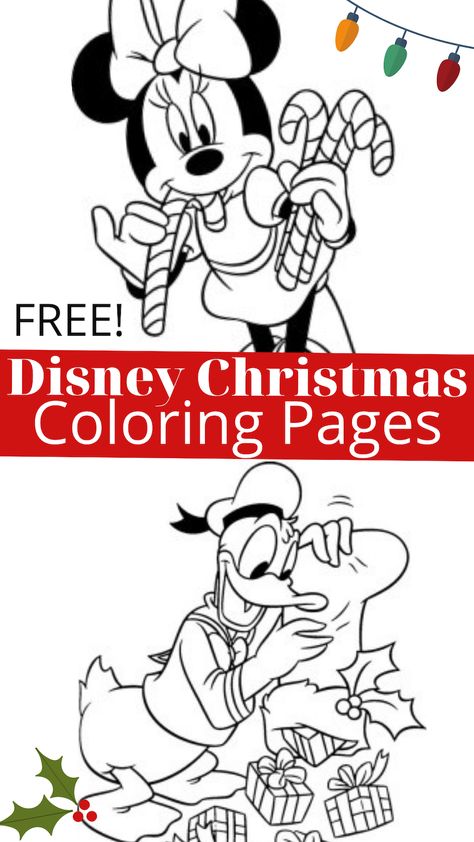 Christmas Disney Printables, Disney Christmas Clipart Free Printable, Disney Christmas Coloring Pages Free Printable, Disney Christmas Printables Free, Disney Christmas Printables, Christmas Coloring Pages Disney, Disney Christmas Coloring Pages, Christmas Coloring Sheets For Kids, Free Holiday Printables