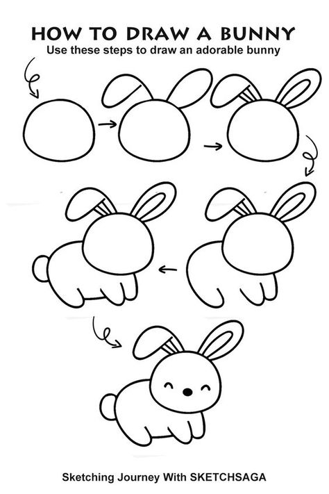 Easy Bunny Drawing for Kids: A Step-by-Step Tutorial Drawings step by step for kids #drawingsstepbystepforkids Drawing ideas #drawingideas Drawing ideas for kids #drawingideasforkids 4.6 How To Draw Farm Animals Easy, Easy Farm Animal Drawings, How To Draw A Bunny, How To Draw Cute Animals, Step By Step Drawing For Kids, Drawing A Bunny, Learn To Draw For Beginners, Easy Bunny Drawing, Draw Animals For Kids