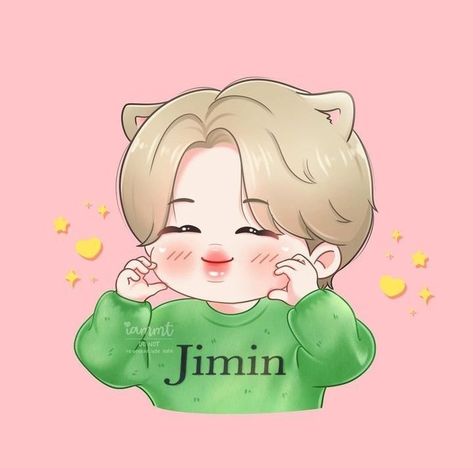 Jimin Chibi Cute Fanart, Elephant Phone Wallpaper, Bts Chibi Jungkook Cute, V Bta, Color Drawing Art, Park Jimin Bts Wallpaper, Jimin Fanart, Cute Journals, Kpop Drawings