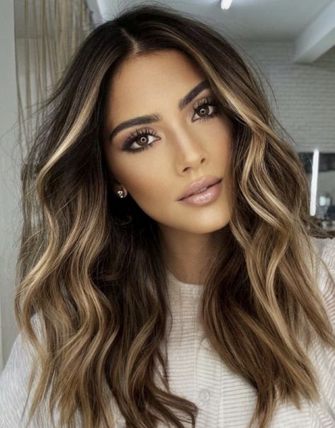 Back To Blonde, Balyage Hair, Hair Color Pictures, Brown Hair Inspo, Hair Color Caramel, Money Piece, Balayage Hair Dark, Dark Hair With Highlights, Shot Hair Styles