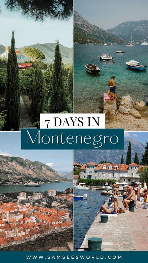 Montenegro Itinerary Prokletije Montenegro, Montenegro Vacation, Montenegro Roadtrip, Montenegro Aesthetic, Montenegro Itinerary, Boyfriend List, 7 Day Itinerary, Montenegro Travel, Workout Template