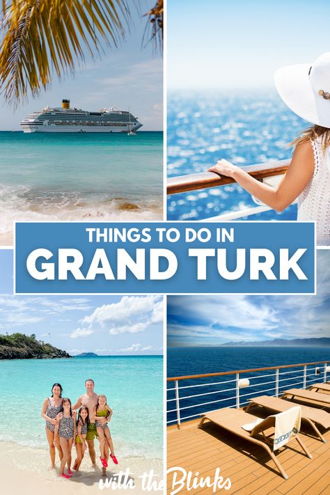 The Grand Turk islands have something for everyone! Whether you're looking for an exciting family adventure or a relaxing beach getaway, Grand Turk has a variety of activities to keep your kids entertained and happy. From snorkeling, swimming, and fishing to sightseeing, cultural experiences, and much more, there are plenty of fun things to do in Grand Turk with kids. So come join us on this magical journey to discover the best activities for a family vacation to the Grand Turk islands! Grand Turks Things To Do In, Carnival Vista Cruise, Grand Turk Island, Turks And Caicos Vacation, Carnival Vista, Carnival Breeze, Grand Turk, Salt Ponds, Relaxing Beach