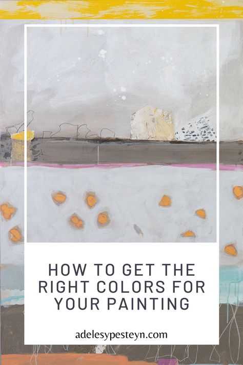 Adele Video, Adele Sypesteyn, Combining Colors, Contemporary Landscapes, Art Exploration, Online Art Courses, I Have An Idea, Egg Tempera, Artist Tips