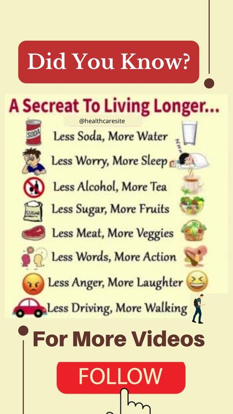 The Secret to Living Longer and Better Life| #healthyliving #healthylifestyle #longevity Life-Changing Blueprint Reveals The Secrets To Forming New Healthy Habits Discover the Keys to a Healthier, Happier, and Wealth click on the link #healthyrecipe #healthyfood #healthyjourney #cleaneating #fitnessjourney #fitnesslifestyle #healthmotivation #healthy #healthylife #healthyeating Life Secrets, Healthy Life Hacks, Healthy Advice, Live Life To The Fullest, Workout Playlist, Healthy Lifestyle Tips, Health Motivation, The Keys, Nutrition Tips