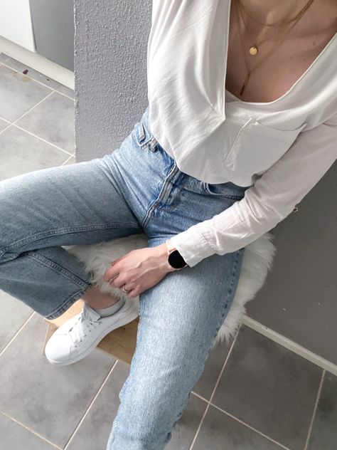 #outfits #jeans #whitewashed #cute Outfits Jeans, White Wash, White