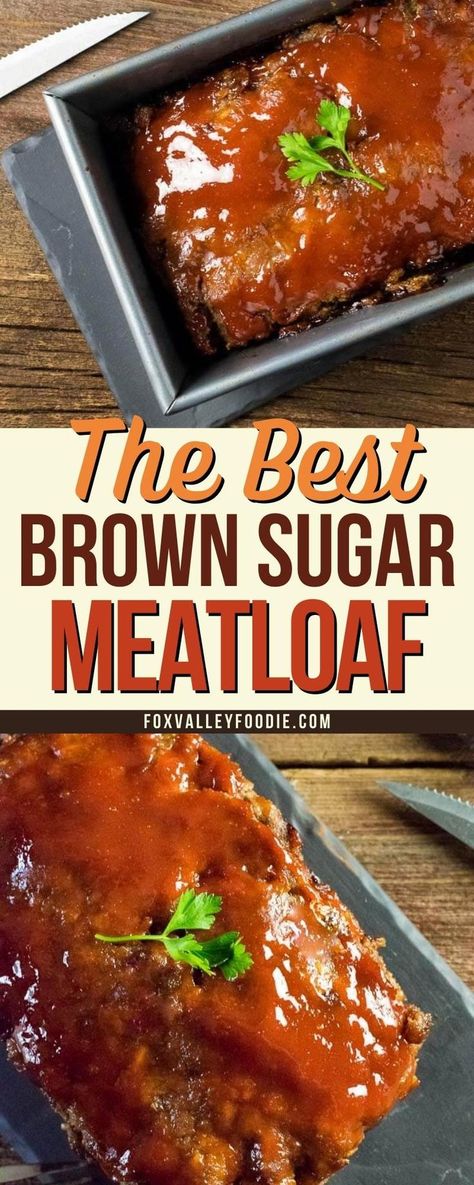 Brown Sugar Meatloaf, Bind It All, Tasty Meatloaf Recipe, Beef Meatloaf Recipes, Meatloaf Dinner, Beef Meatloaf, Homemade Meatloaf, Good Meatloaf Recipe, Brown Sugar Glaze