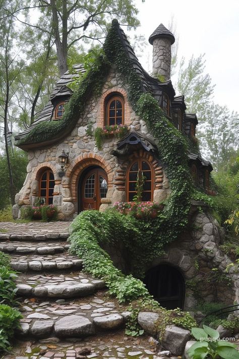 Fairytale Houses - Discover Whimsical Living - Puqqu Fairytale Houses, Storybook House, Magical House, Fairytale House, Storybook Homes, Witch Cottage, Fairytale Cottage, Storybook Cottage, Hobbit House