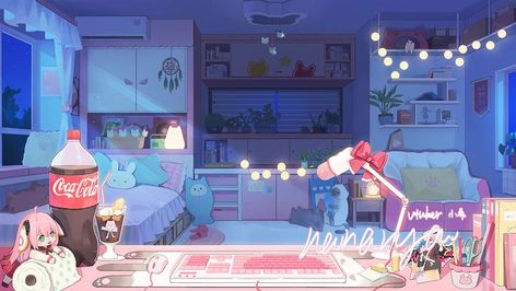 Kawaii Bedroom Background, V Tuber Background, Vtuber Room Background, Vtuber Background Room, Anime Room Background, Vtuber Aesthetic, Streamer Background, Streamer Room, Backgrounds Room