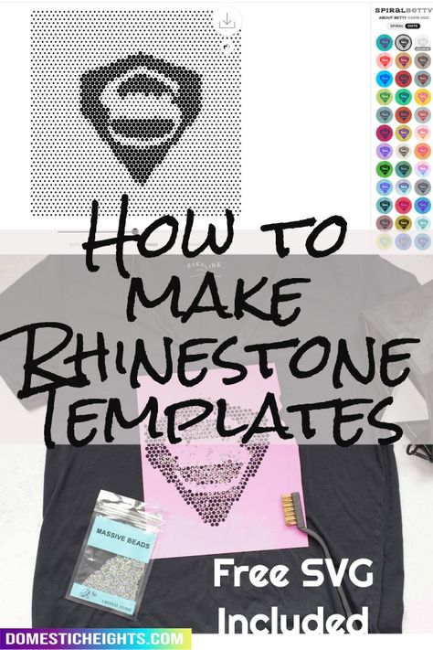 Diy Rhinestone Shirt, Rhinestone Shirt Designs, Diy Rhinestone Crafts, Rhinestone Templates, Rhinestone Designs Templates, Rhinestone Designs Pattern, Bling Ideas, Rhinestone Cups, Rhinestone Projects