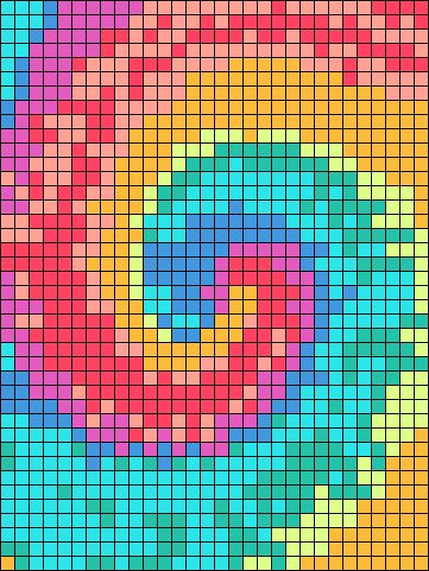 Indigenous Prints, Pixel Art Rainbow, Alpha Crochet, Pixel Quilting, Graph Patterns, Graph Paper Drawings, Pixel Crochet, Graph Paper Art, Tapestry Crochet Patterns