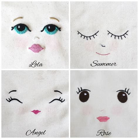 Doll Face Paint, Face Template, Homemade Dolls, Doll Faces, Rag Dolls Handmade, Realistic Dolls, Doll Sewing Patterns, 자수 디자인, Sewing Dolls